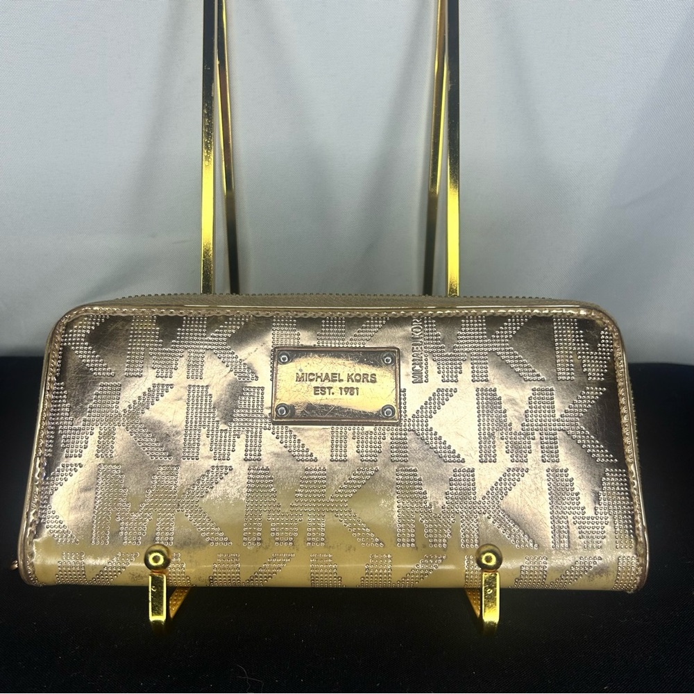 Michael Kors Metallic Gold Wallet
